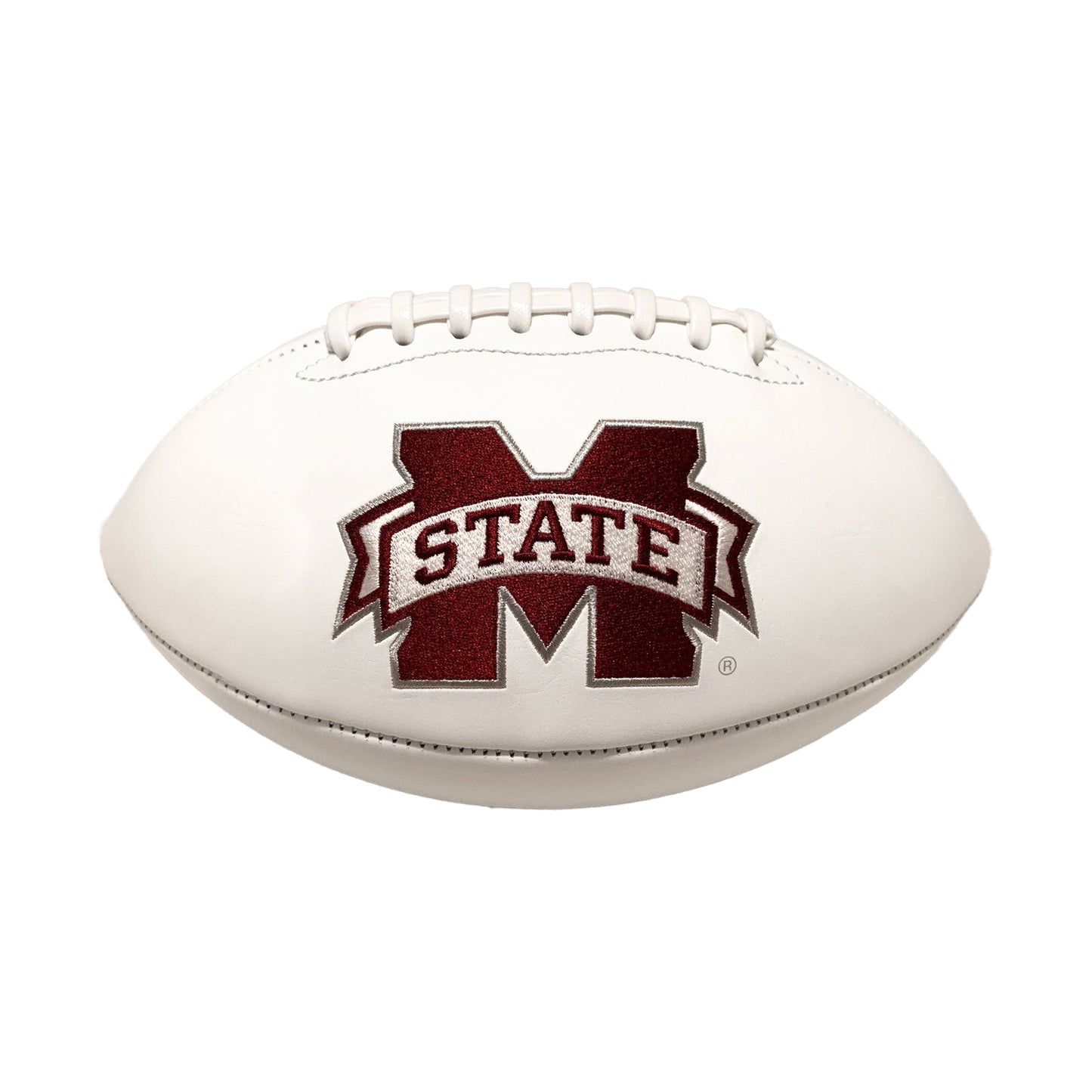 Mississippi State Bulldogs Embroidered Logo Signature Series Full Size Football