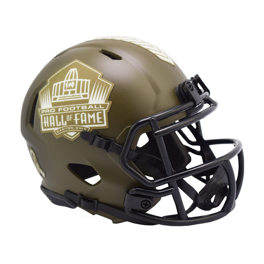 NFL Hall of Fame 2022 Salute to Service Riddell Speed Mini Football Helmet