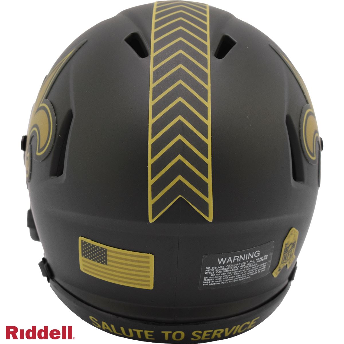 New Orleans Saints Salute To Service Riddell NFL Mini Helmet