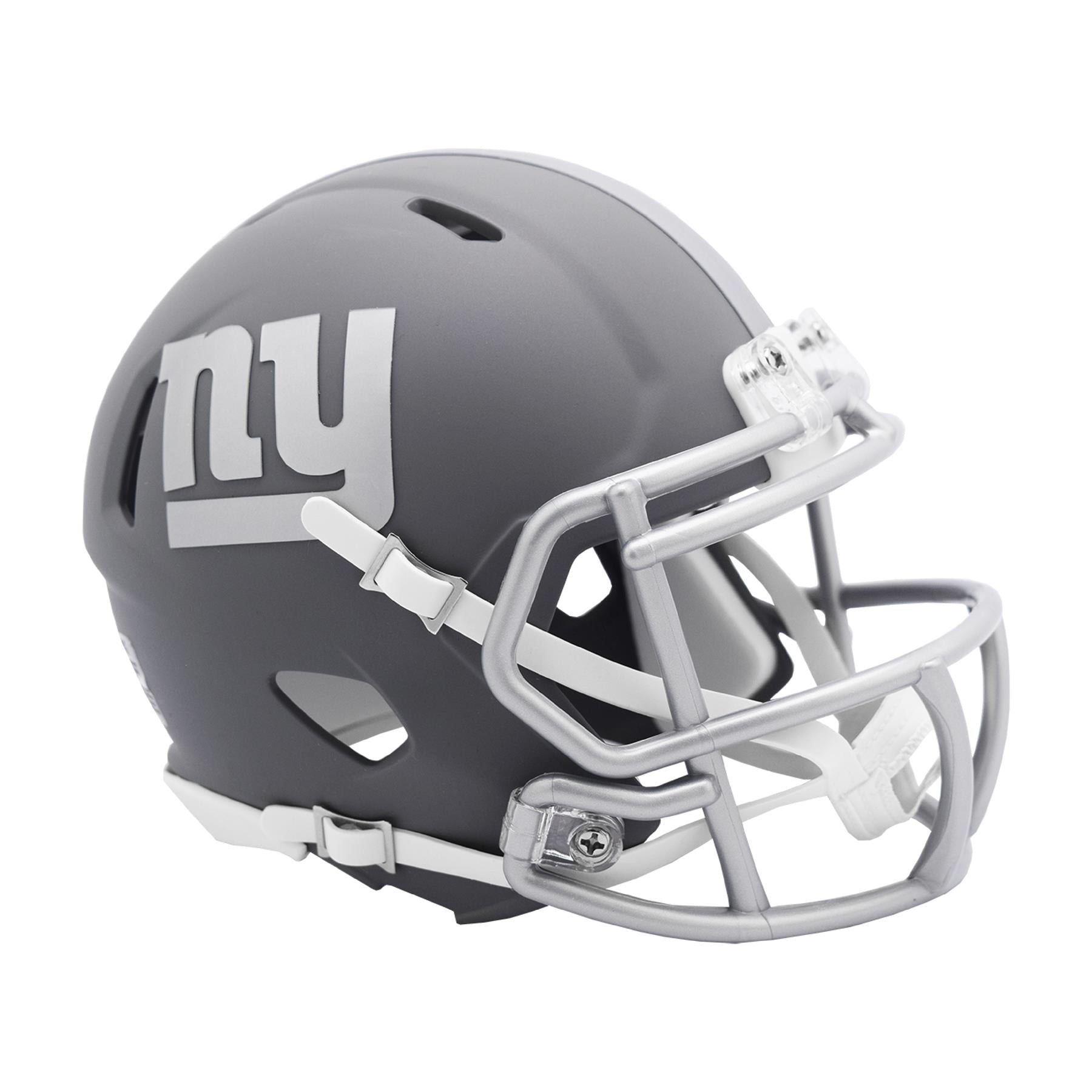 New York Giants SLATE Mini Football Helmet NFL Riddell