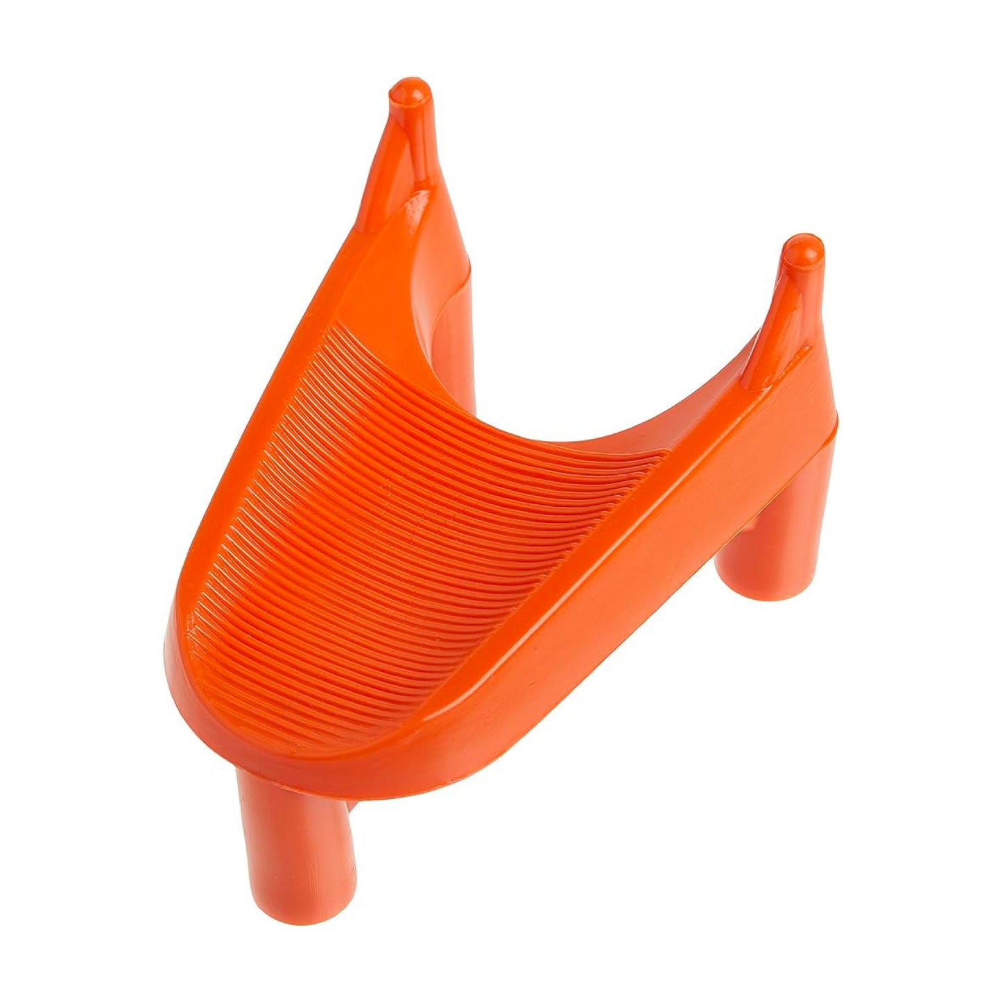Orange Hard Rubber Kicking Tee - Perfect for use or to display Full Size or Mini Footballs