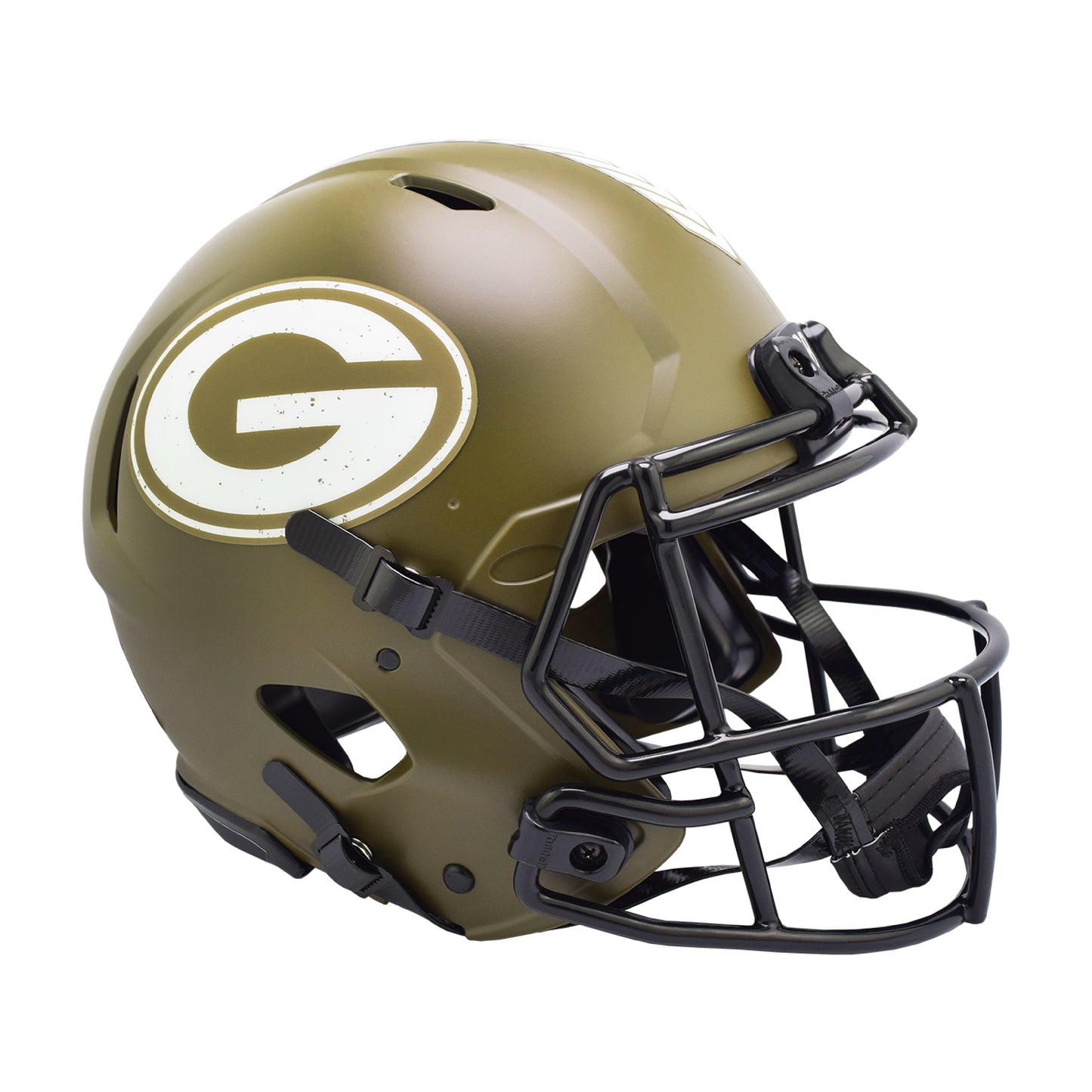 Green Bay Packers 2022 Salute to Service Riddell Speed Authentic Football Helmet