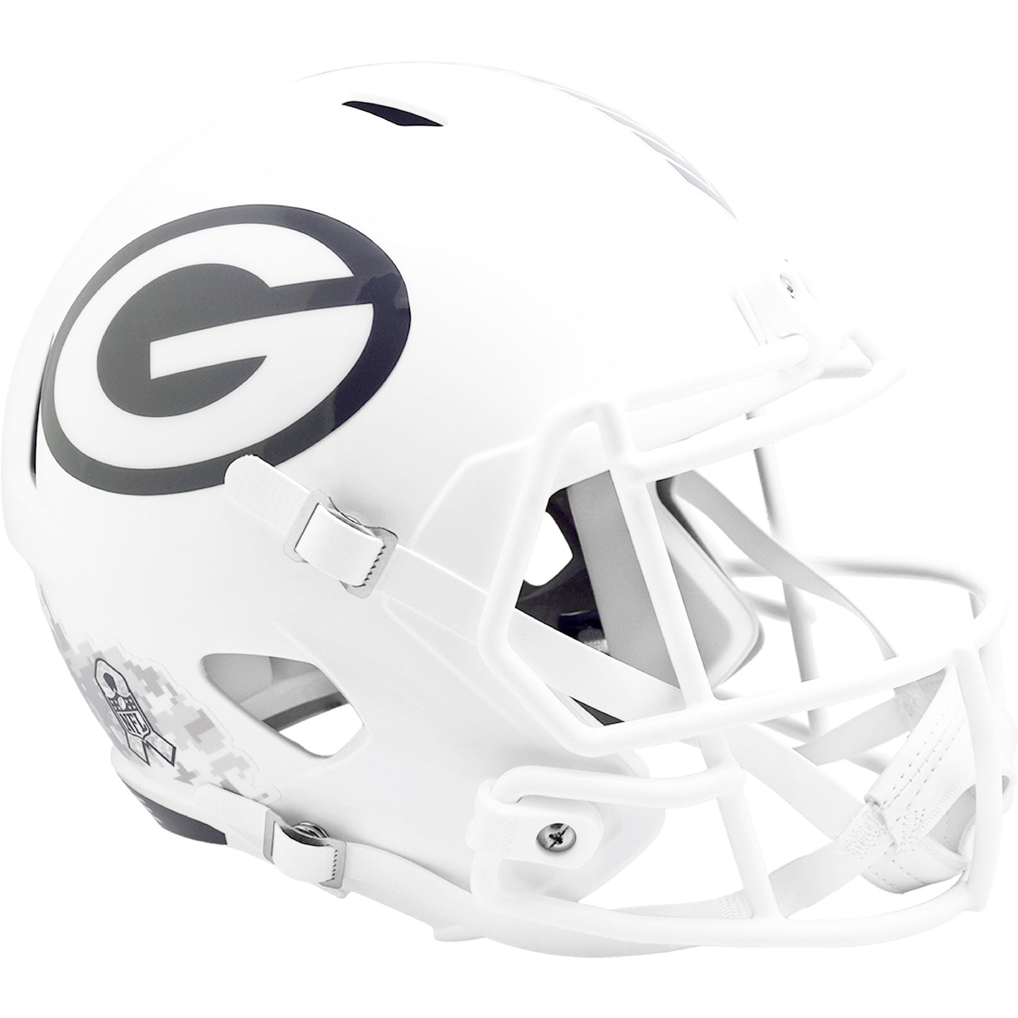 Green Bay Packers 2024 Salute to Service Riddell Speed Replica Football Helmet