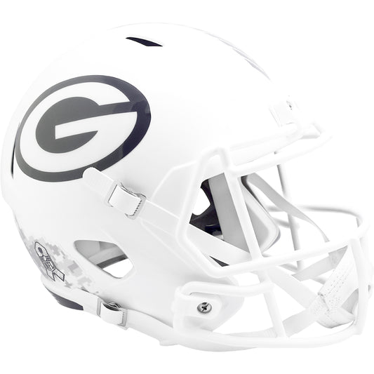Green Bay Packers 2024 Salute to Service Riddell Speed Replica Football Helmet