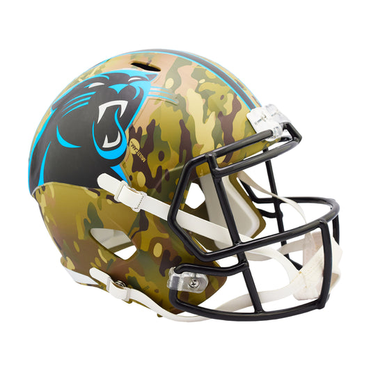 Carolina Panthers CAMO Full Size Replica Football Helmet