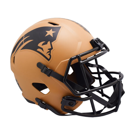New England Patriots 2023 Salute to Service Riddell Speed Replica Football Helmet