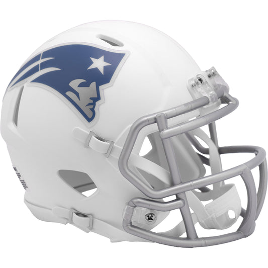 New England Patriots RIVALRY Riddell Speed Mini Football Helmet