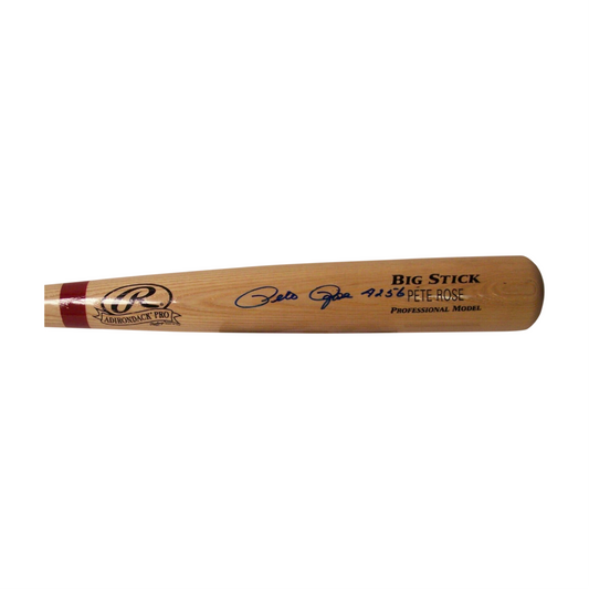 signed baseball bat