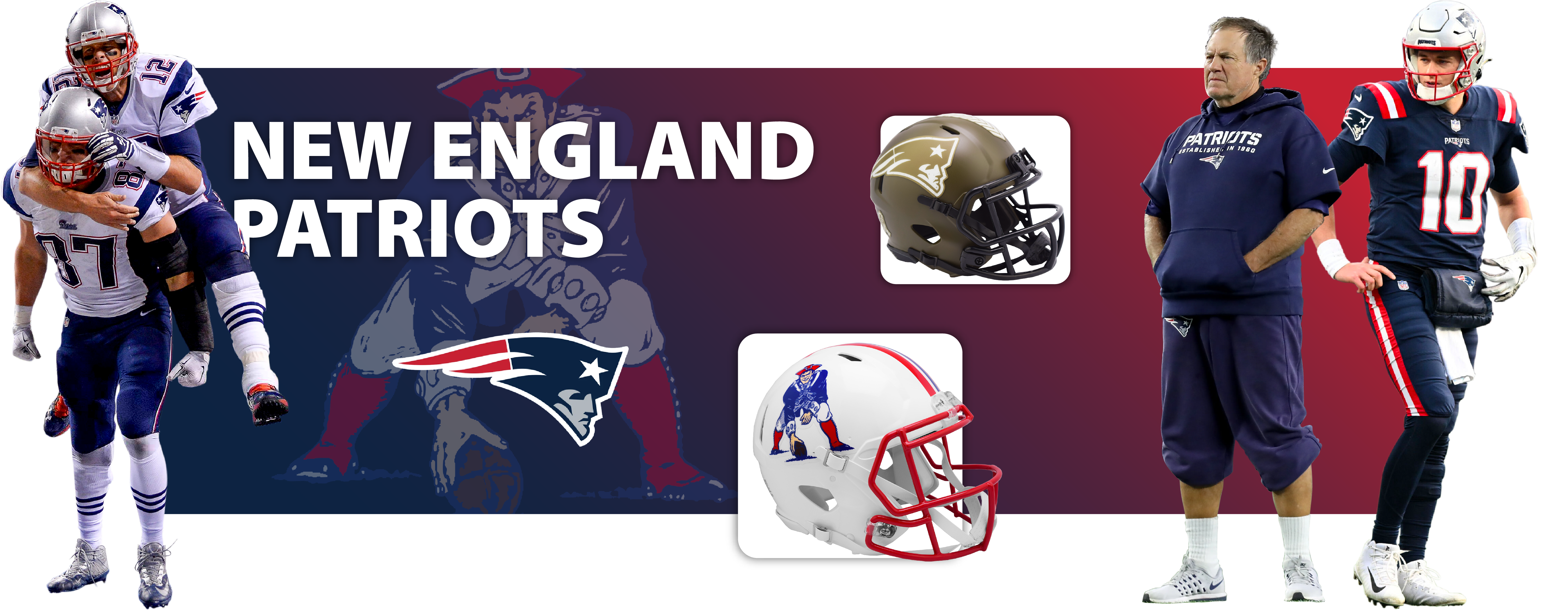 New England Patriots Riddell Speed Mini Helmet - 1982-1989 Throwback –  Green Gridiron, Inc.