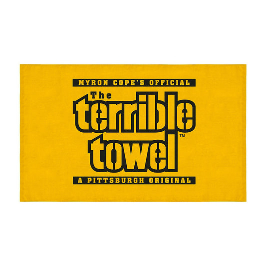Pittsburgh Steelers NFL Terrible Beach Towel Myron Cope Official Towel 30"X60" - New with Tags