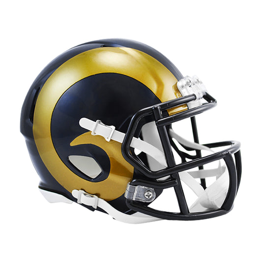Los Angeles Rams 2000-2016 Throwback Riddell Speed Mini Football Helmet