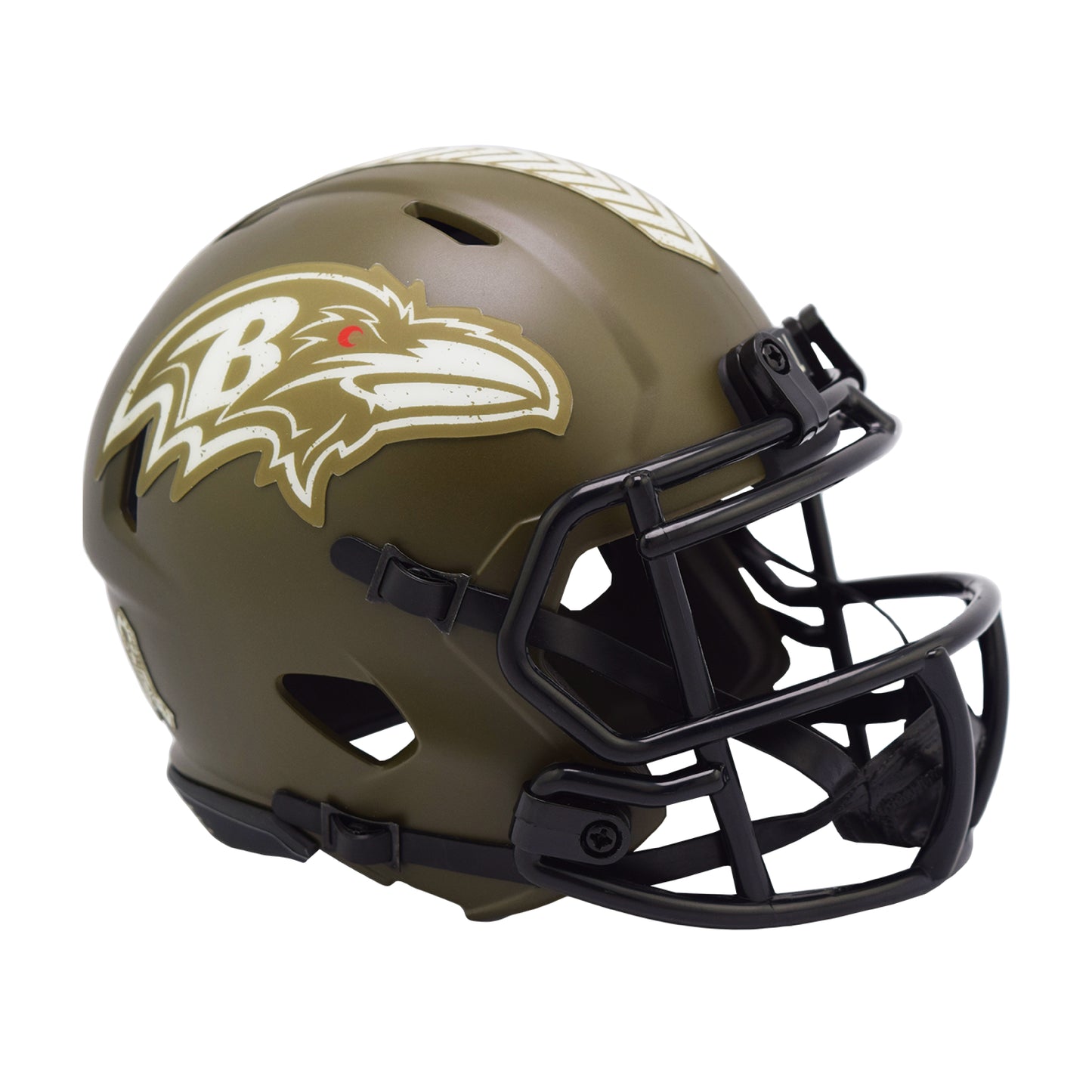 Baltimore Ravens 2022 Salute to Service Riddell Speed Mini Helmet
