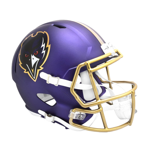 BALTIMORE RAVENS Riddell 2024 On-Field Alternate Speed Replica F/S Football Helmet