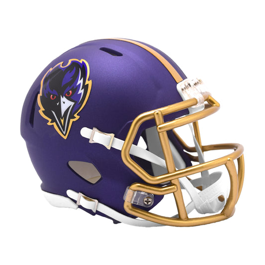 BALTIMORE RAVENS Riddell 2024 On-Field Alternate Speed Mini  Football Helmet