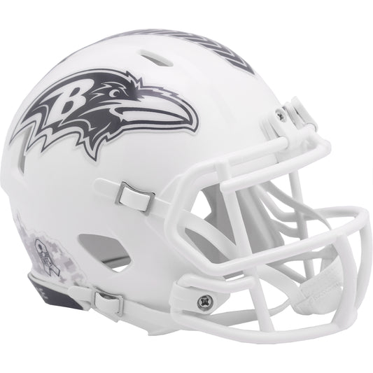 Baltimore Ravens 2024 Salute to Service Riddell Speed Mini Football Helmet