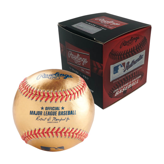 Rawlings Official Leather Major League Baseballs MLB Game Ball Gold Baseball