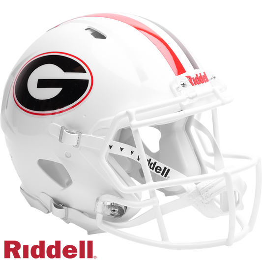Georgia Bulldogs "White" Speed Authentic F/S Football Helmet