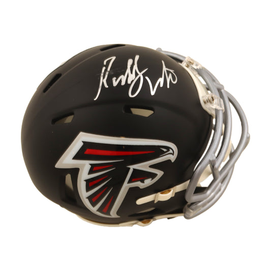 Roddy White Signed Atlanta Falcons Speed Mini Helmet - Beckett