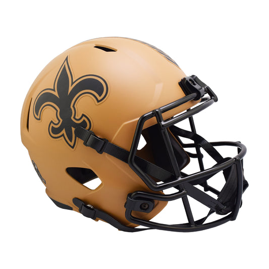 New Orleans Saints 2023 Salute to Service Riddell Speed Replica Football Helmet