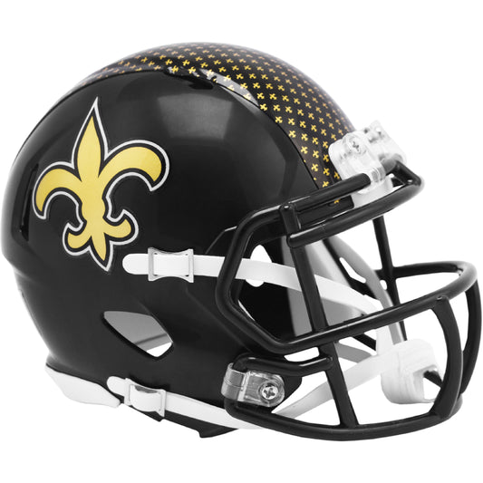 New Orleans Saints Riddell 2022 On-Field Alternate Speed Mini Helmet