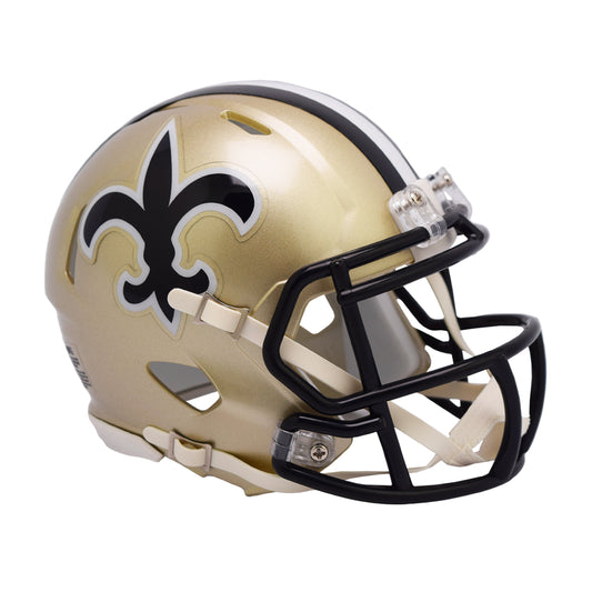 New Orleans Saints 1976-1999 Throwback Riddell Speed Mini Football Helmet