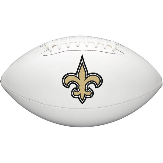 New Orleans Saints Embroidered Logo Autograph Edition Football
