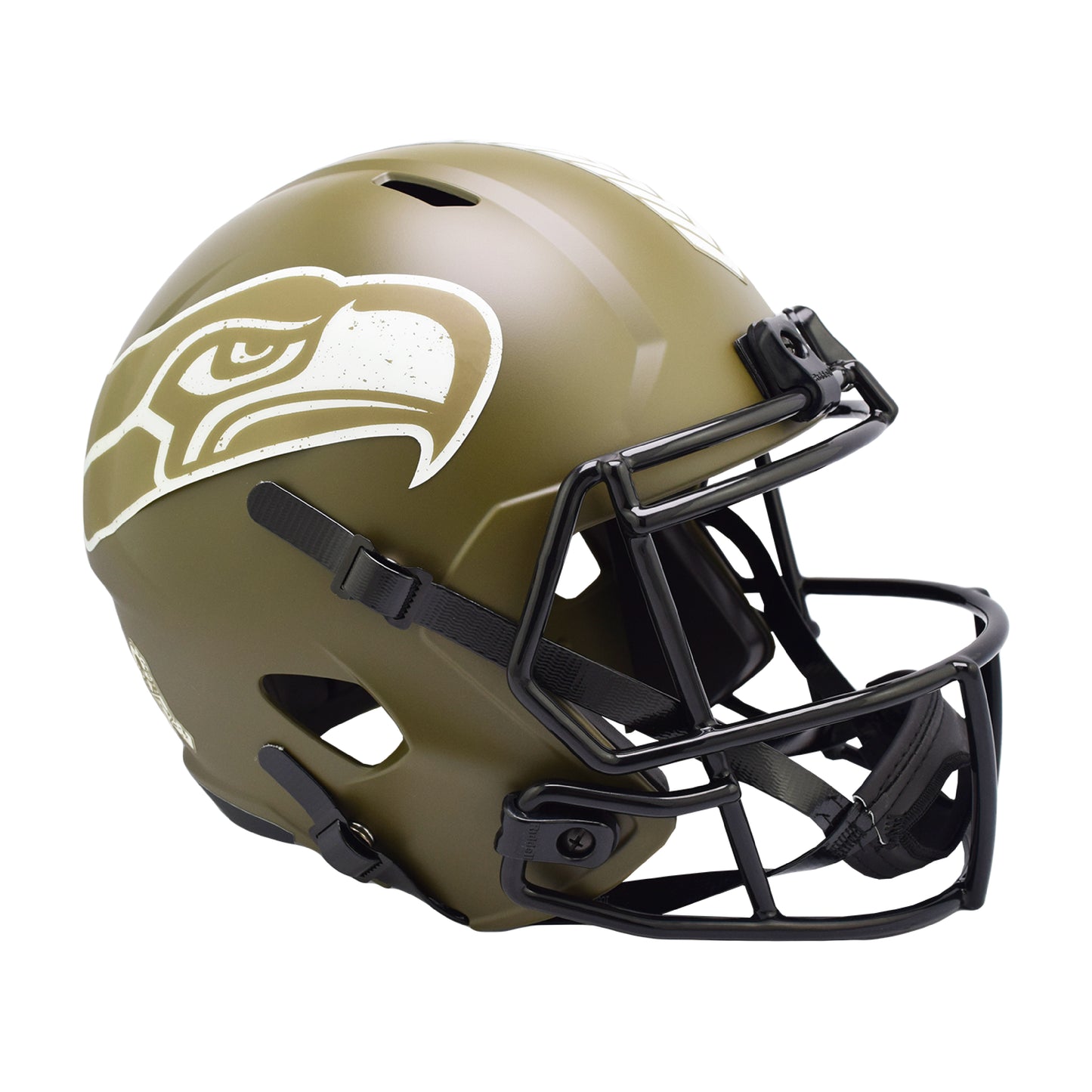 Seattle Seahawks 2022 Salute to Service Riddell Speed Replica Football Helmet