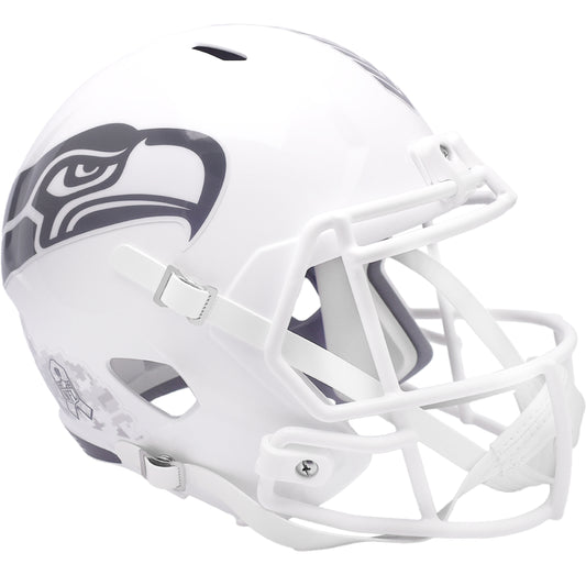 Seattle Seahawks 2024 Salute to Service Riddell Speed Replica Football Helmet NFL