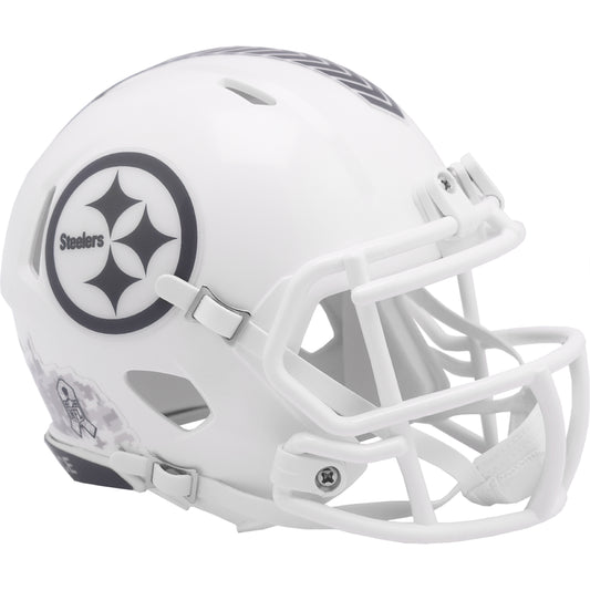 Pittsburgh Steelers 2024 Salute to Service Riddell Speed Mini Football Helmet