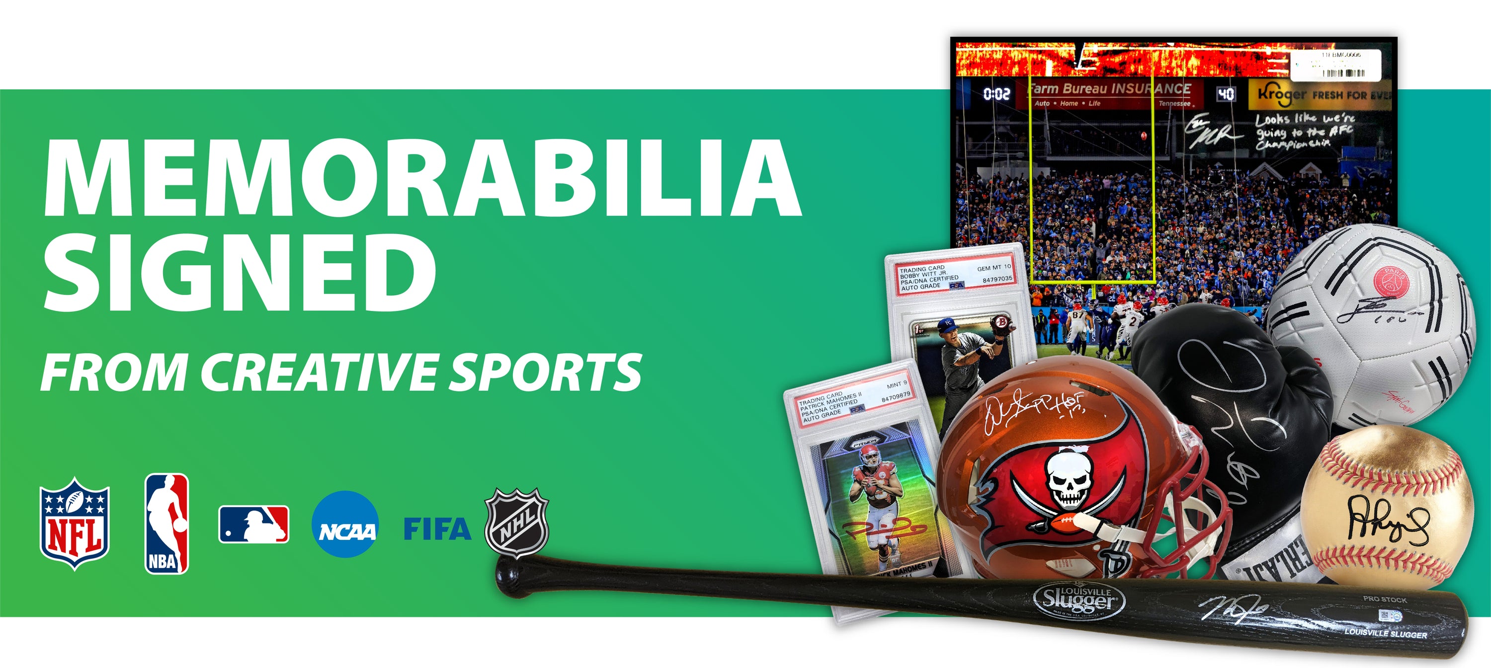 Shop Autographed Sports Memorabilia Palm Harbor Creative Sports