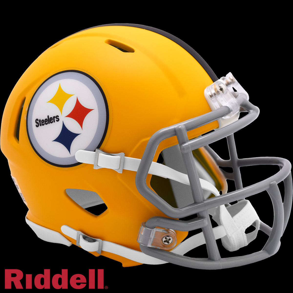 Pittsburgh Steelers Riddell On Field Alternative 2025 Speed Mini Helmet NFL