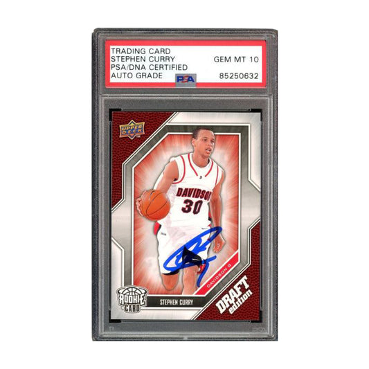 Stephen Curry 2009 UD PSA/DNA 10 Auto