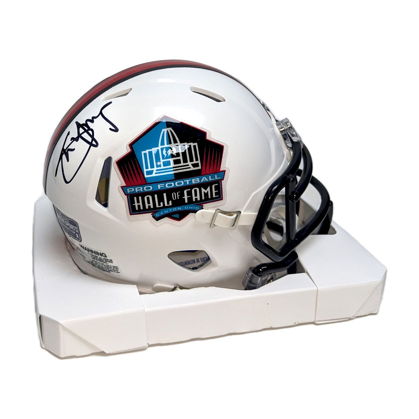 Steve Young Signed Authentic Hall Of Fame Mini Helmet NFL HOF
