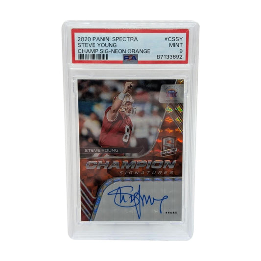 Steve Young Signed Card PSA Slabbed