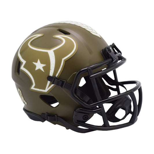 Houston Texans 2022 Salute to Service Riddell Speed Mini Helmet