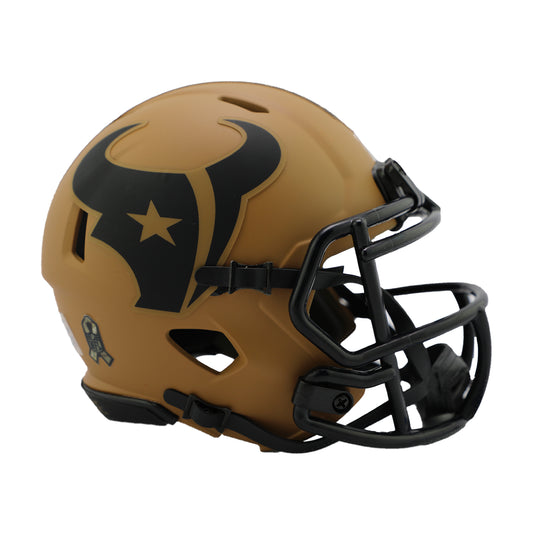 Houston Texans 2023 Salute to Service Riddell Speed Mini Football Helmet