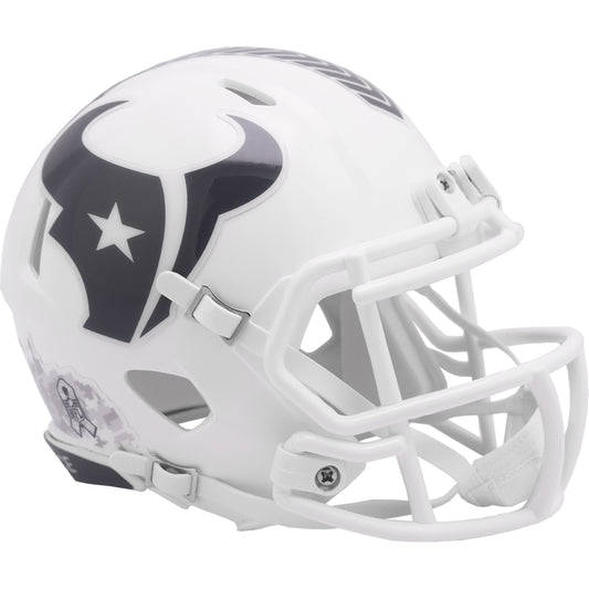 Houston Texans 2024 Salute to Service Riddell Speed Mini Football Helmet