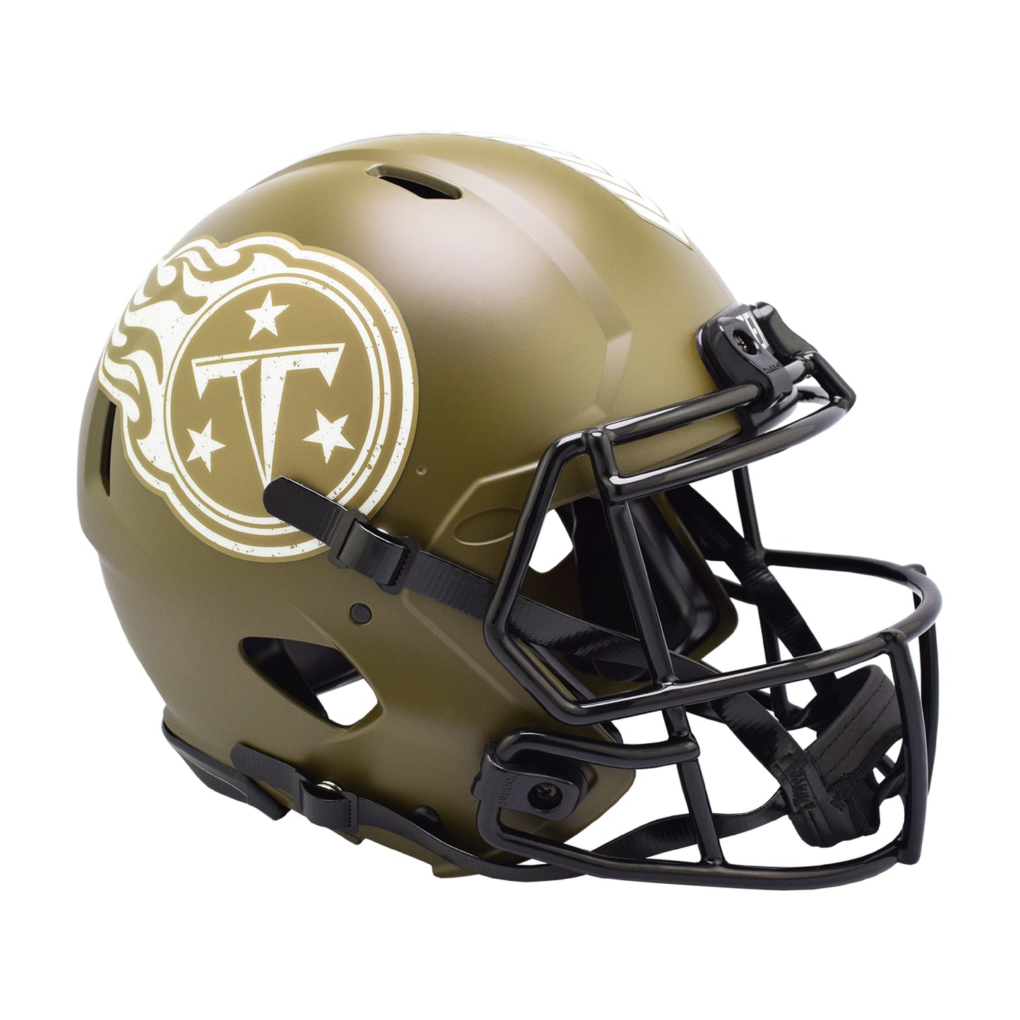 Tennessee Titans 2022 Salute to Service Riddell Speed Authentic Football Helmet