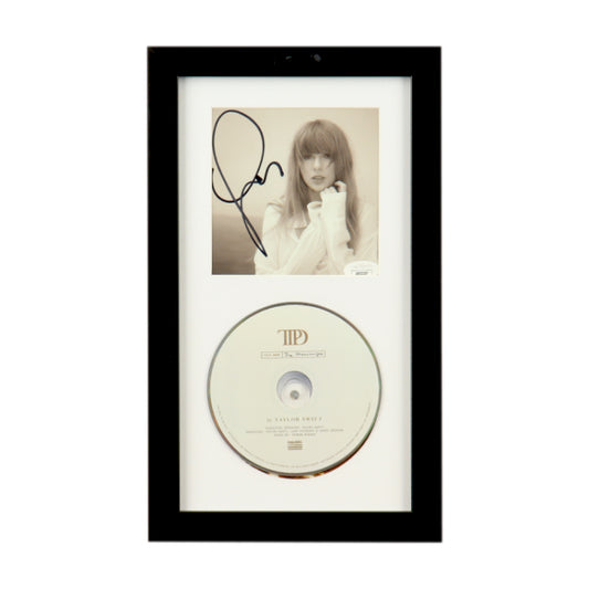 Taylor Swift Signed Custom Framed "The Tortured Poets Department" CD Album Insert Display With Disc - JSA