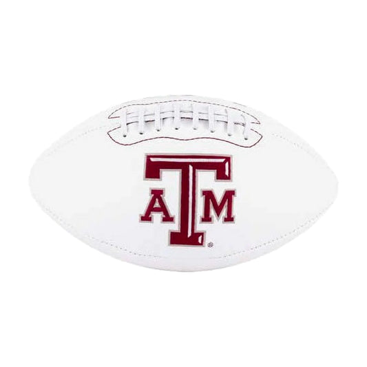 Texas A&M Aggies Embroidered Logo Signature Series Full Size Football
