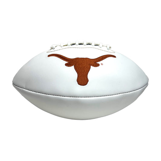 Texas Longhorns Embroidered Logo Signature Series Full Size Football