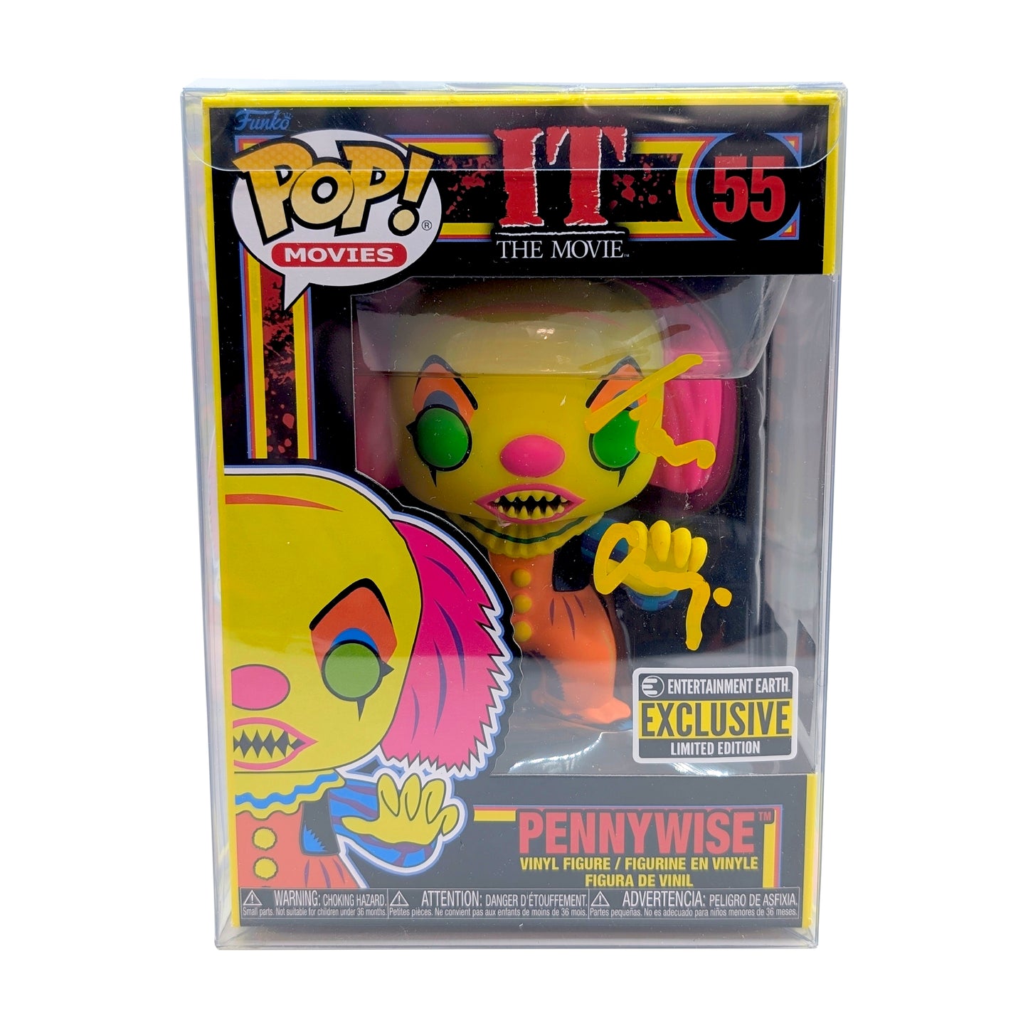 Tim Curry Signed "IT" #55 Pennywise Exclusive Funko Pop - OCCM