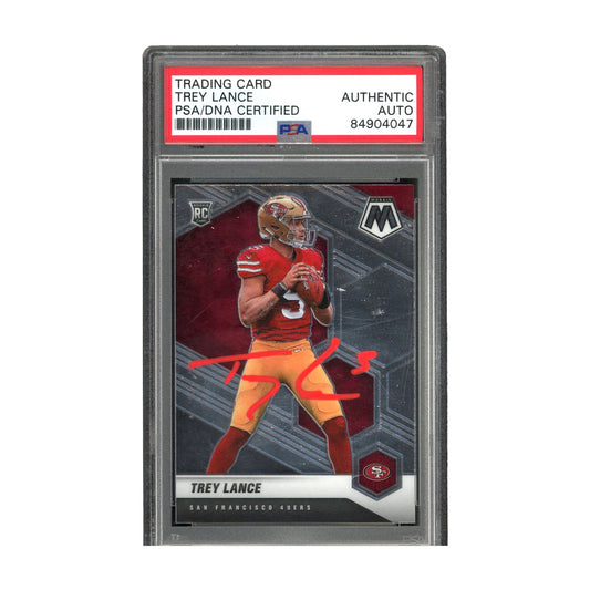 Trey Lance Signed Authentic PSA/DNA Auto RC San Francisco 49ers NFL