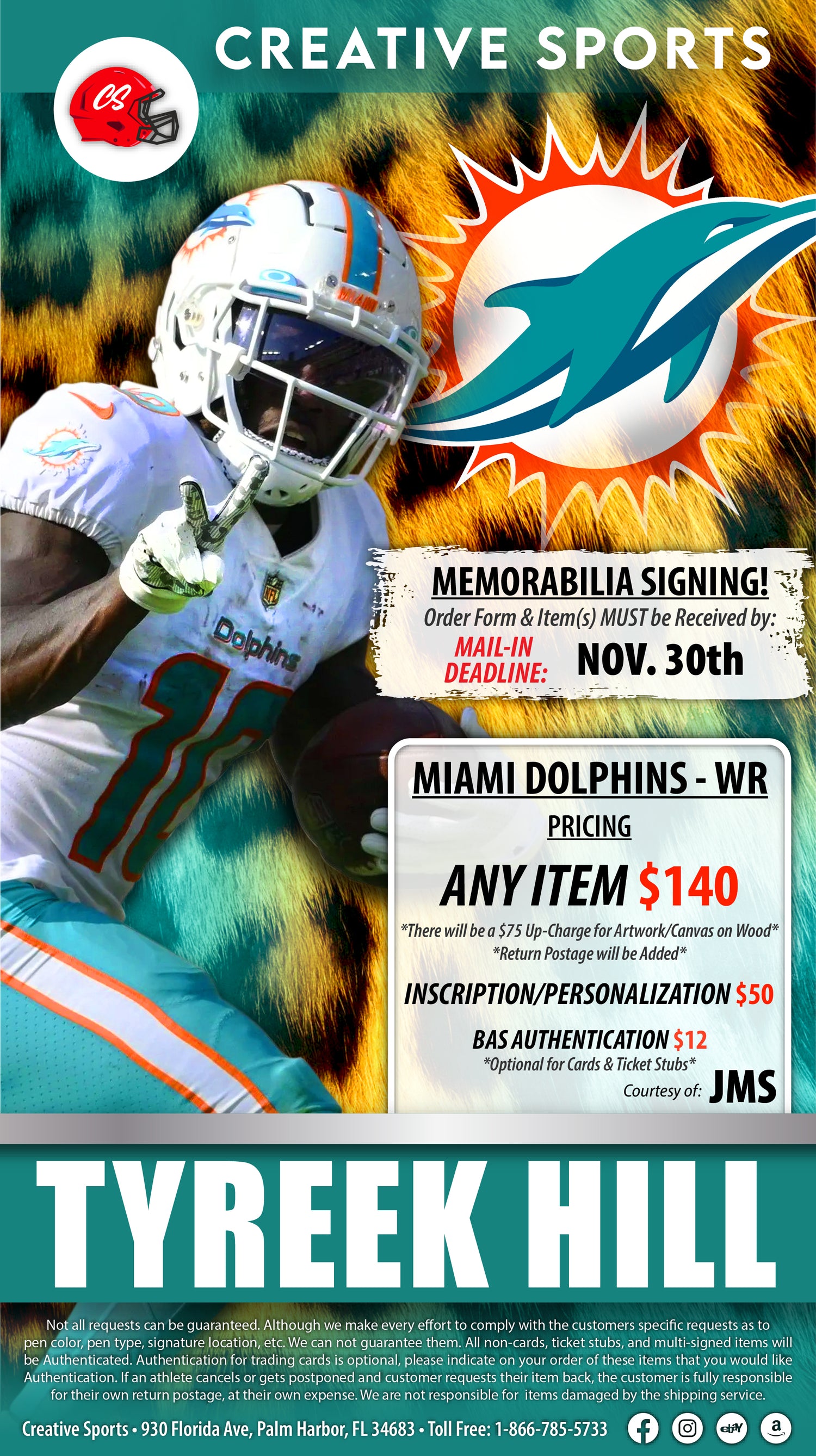 Where to order Tyreek Hill Dolphins uniforms online; Jersey will arrive  after his Miami number is chosen 