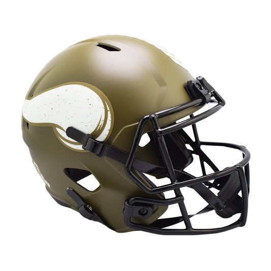 Minnesota Vikings 2022 Salute to Service Riddell Speed Replica Football Helmet