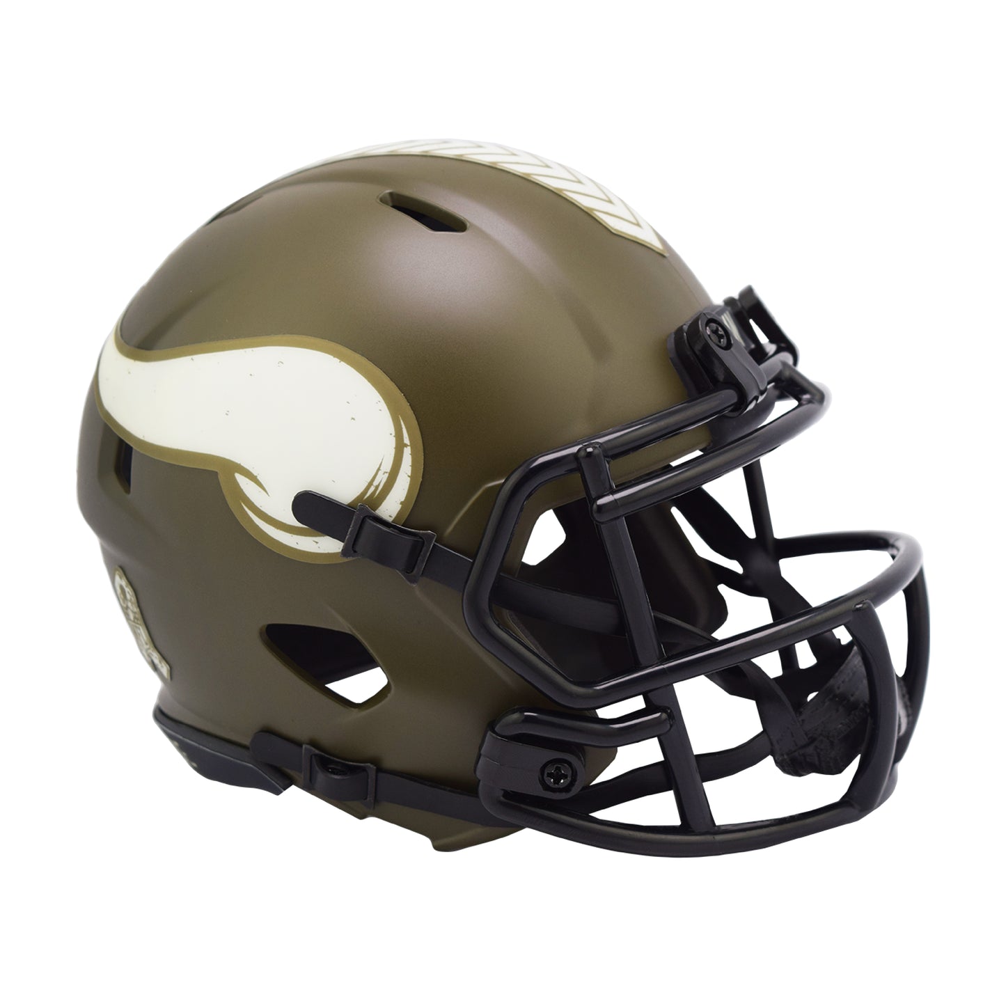 Minnesota Vikings 2022 Salute to Service Riddell Speed Mini Football Helmet