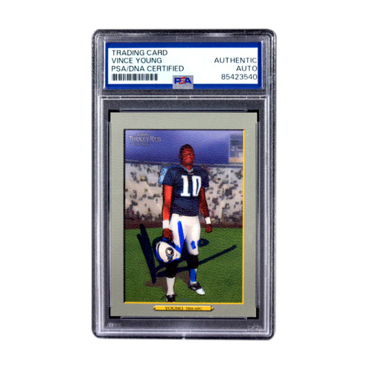 Vince Young Signed 2006 Topps Turkey Red #183 RC PSA/DNA Certified Auto