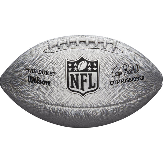 Wilson NFL Official Replica Game Football Composite Leather Metallic 
