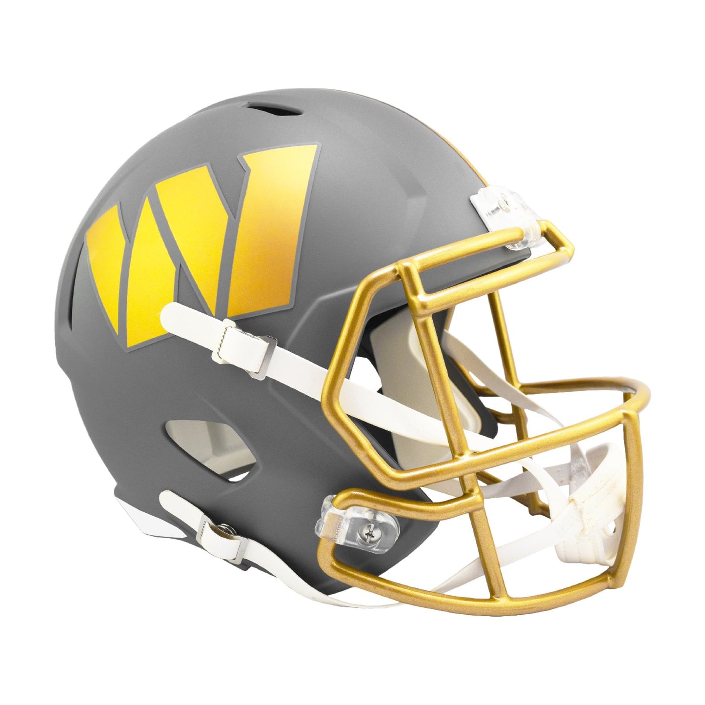 Washington Commanders SLATE Full Size Replica Football Helmet NFL