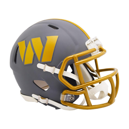 Washington Commanders SLATE Mini Football Helmet NFL